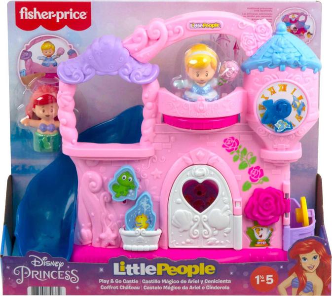 Castelo Princesas Disney Play & Go de Little People Fisher-Price Imagem de Castelo Princesas Disney Play & Go de Little People Fisher-Price