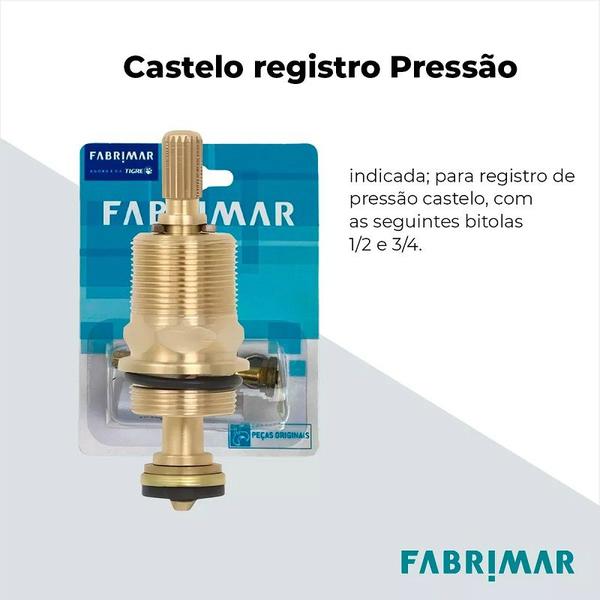 Imagem de Castelo Registro De Pressão CPD-2373 - FABRIMAR