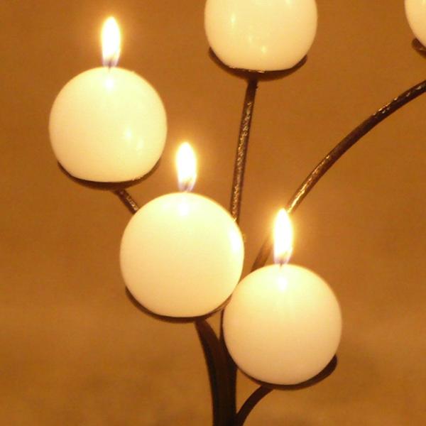 Castiçal 5 arcos Porta Vela bolinha Candelabro Decorativo - Velitas (r) Imagem de Castiçal 5 arcos Porta Vela bolinha Candelabro Decorativo