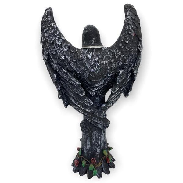 Castiçal Anjo Negro Fêmea Ou Macho Resina 25Cm-Selecione Cor - Bialluz Imagem de Castiçal Anjo Negro Fêmea Ou Macho Resina 25Cm-Selecione Cor