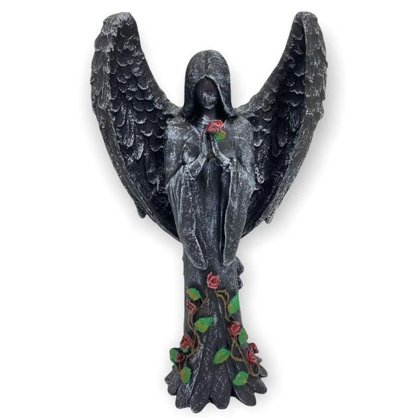 Castiçal Anjo Negro Fêmea Ou Macho Resina 25Cm-Selecione Cor - Bialluz Imagem de Castiçal Anjo Negro Fêmea Ou Macho Resina 25Cm-Selecione Cor