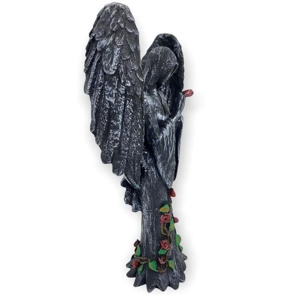 Castiçal Anjo Negro Fêmea Ou Macho Resina 25Cm-Selecione Cor - Bialluz Imagem de Castiçal Anjo Negro Fêmea Ou Macho Resina 25Cm-Selecione Cor