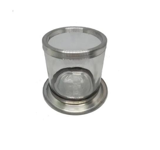 Castiçal Copo De Vela De 3 Dias Vidro E Alumínio Kit Com 5Un - Zp7 Imagem de Castiçal Copo De Vela De 3 Dias Vidro E Alumínio Kit Com 5Un