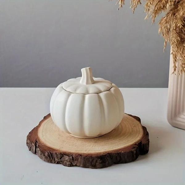 Castiçal de Abóbora de Halloween - Molde de Silicone para Decoração DIY Imagem de Castiçal de Abóbora de Halloween - Molde de Silicone para Decoração DIY