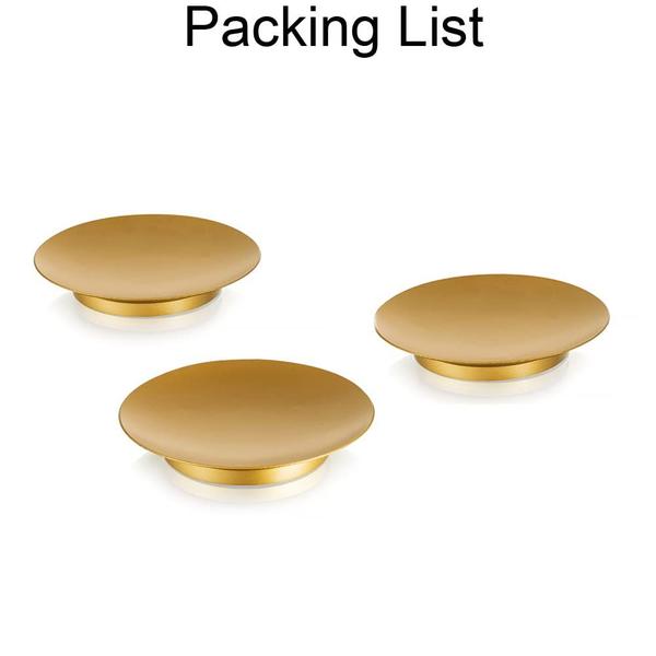 Castiçal Inweder Iron Plate Gold para velas Pillar x3 Imagem de Castiçal Inweder Iron Plate Gold para velas Pillar x3