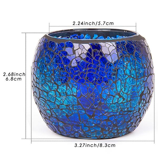 Imagem de Castiçal Rancco Glass Votive para Tealight, conjunto de 6