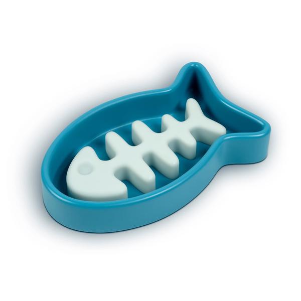 Imagem de Cat Bowl Genuine Fred Slow Food Slow Food Slow Feeder Fish Design