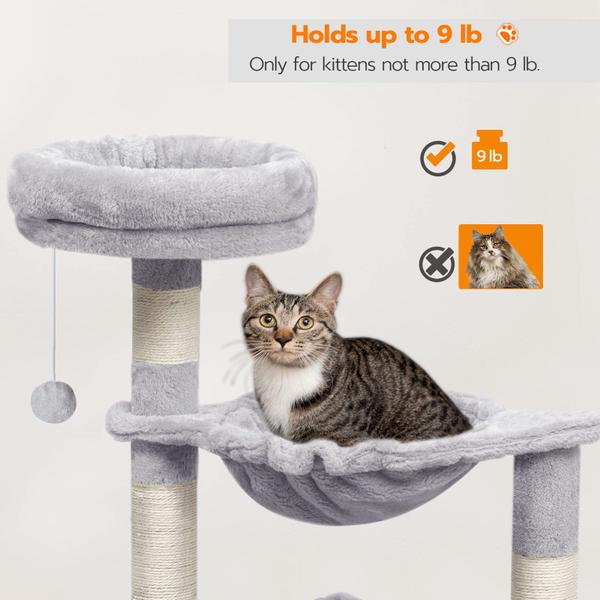 Imagem de Cat Tree Tower HOOBRO, pequeno condomínio de luxo, rede