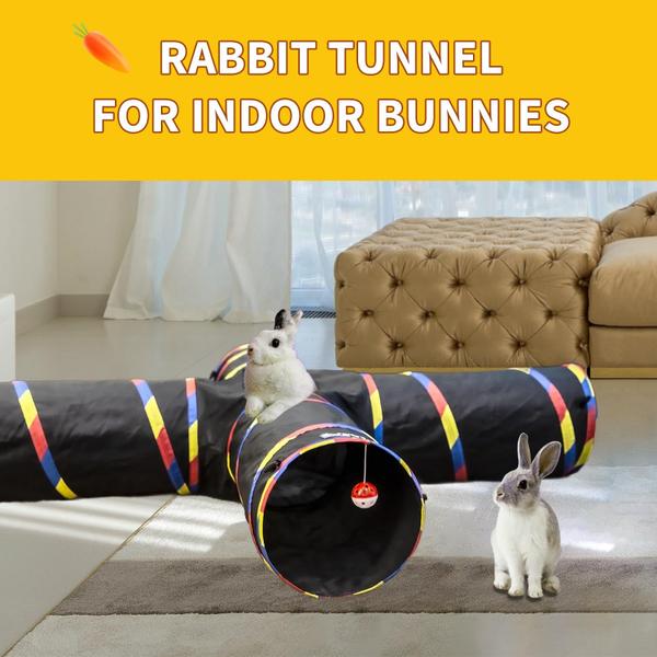 Imagem de Cat Tunnel SweetBin de 4 vias para gatos domésticos, 10 cm de diâmetro