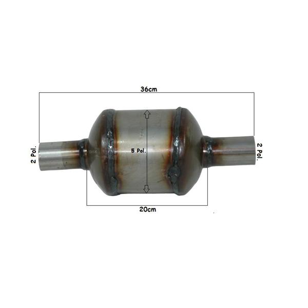 Imagem de Catalisador 5 Pol. Adaptável universal motor até 1.6