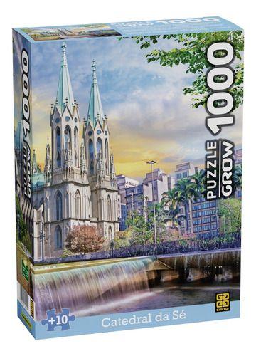 Imagem de Catedral Da Sé Puzzle Grow 1000 Peças Quebra Cabeça 04554