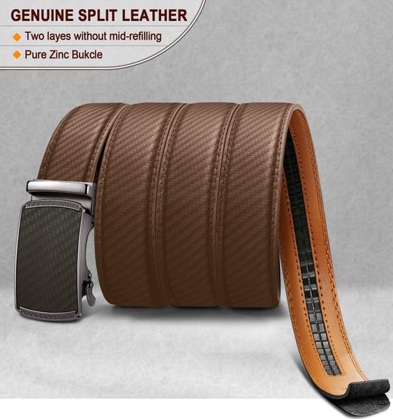 Imagem de Catraca deslizante Belt BULLIANT para homens Tawny, cintura de 76 a 91 cm