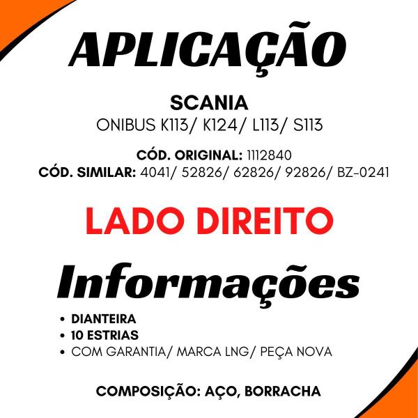 Imagem de Catraca Freio Autom.Diant. Dir. (10 Estrias) Scania K113/ S113/ K124