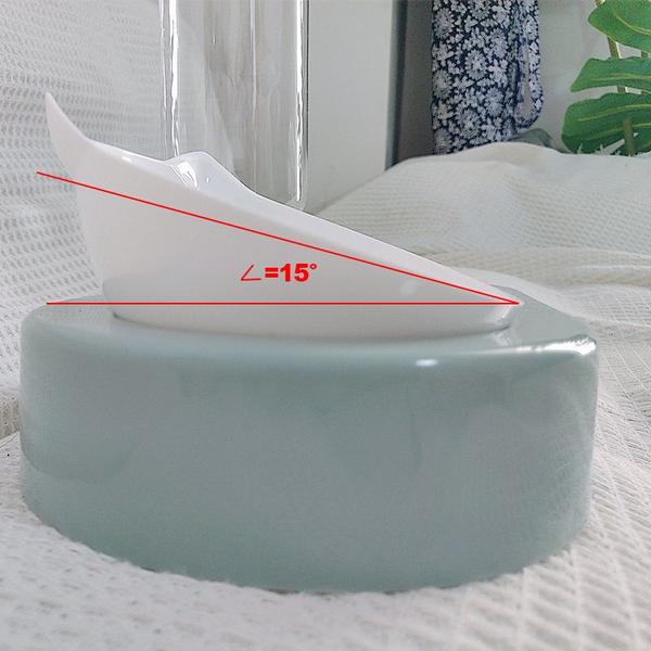 Imagem de Cats Food Bowl Water Dispenser Automatic Water Storage Non Slip Bowls For Cat Cute Small Dog Bowls With Stand Cat Dish Suprimentos de alimentação e rega de gatos