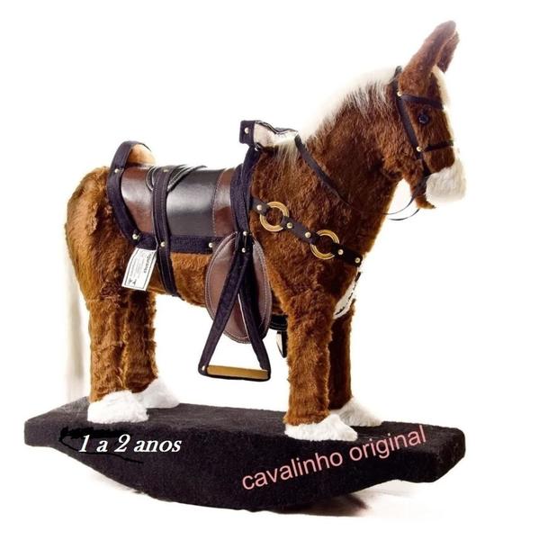 Cavalinho Super Presente Brinquedo Top De Linha Cowboy - CAVALINHO ORIGINAL Imagem de Cavalinho Super Presente Brinquedo Top De Linha Cowboy
