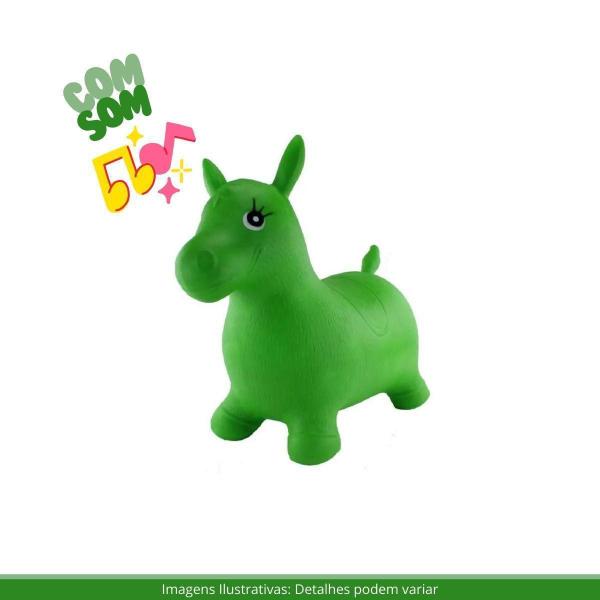 Cavalinho Upa Upa Infantil Verde Com Som Brinquedo Pula Pula - Bee Toys Imagem de Cavalinho Upa Upa Infantil Verde Com Som Brinquedo Pula Pula