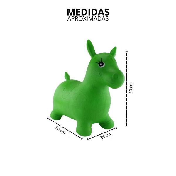 Cavalinho Upa Upa Infantil Verde Com Som Brinquedo Pula Pula - Bee Toys Imagem de Cavalinho Upa Upa Infantil Verde Com Som Brinquedo Pula Pula