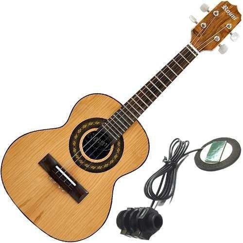 Imagem de Cavaquinho Eletroacústico Brilhante Rozini Rc09 Com Capa