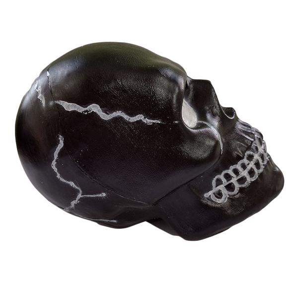 Imagem de Caveira Halloween Crânio Decoração Alfa Colorido 28cm