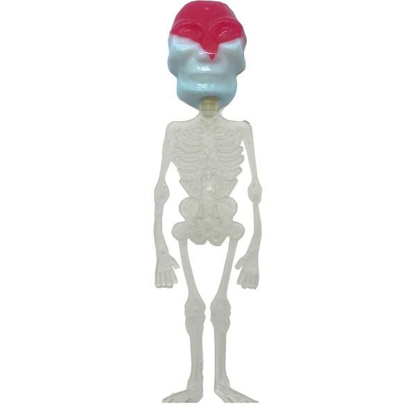 Caveirito Pirulito Caveira Brilha no Escuro - Caixa c/ 24 un - Royal Toys Imagem de Caveirito Pirulito Caveira Brilha no Escuro - Caixa c/ 24 un