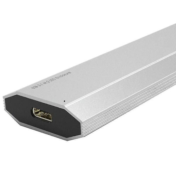 Imagem de Cd 10gbps usb3.1 tipo-c para m.2 chave m nvme o gabinete do disco rígido modelo diamante