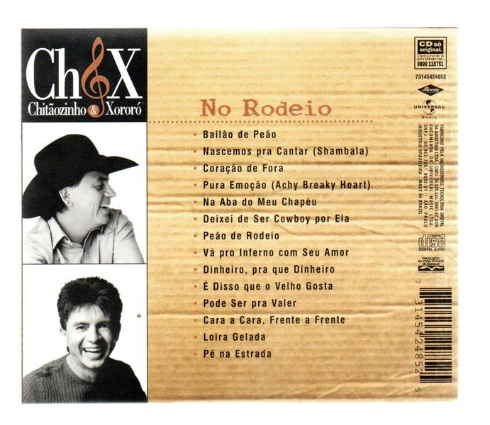 Cd chitãozinho e xororó - Música Sertaneja - Magazine Promosbaby