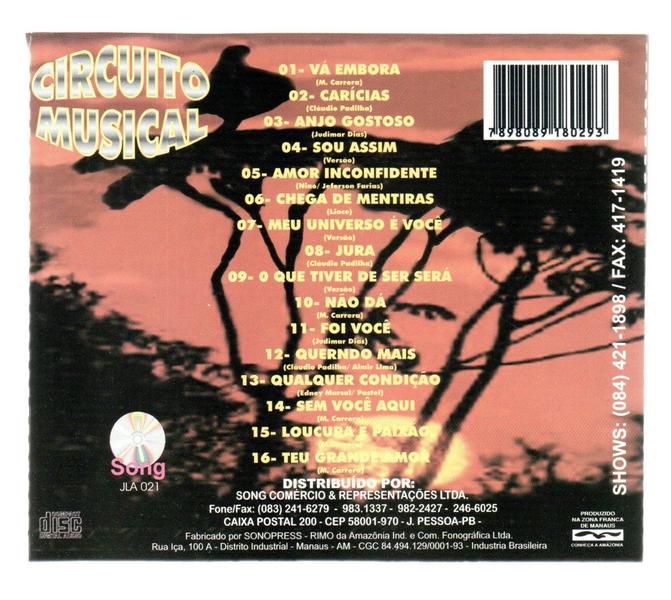 Cd circuito musical vol 3 - Música e Shows Instrumental - Magazine