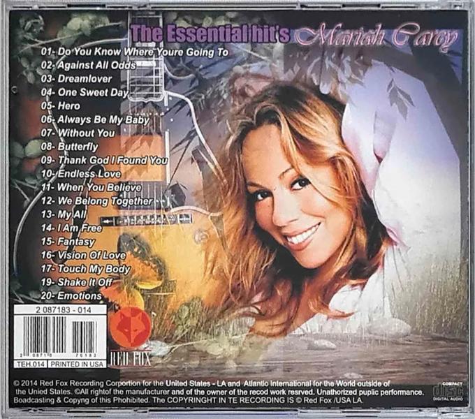 CD Mariah Carey - The Essential Hits - Novo Lacrado - Hm