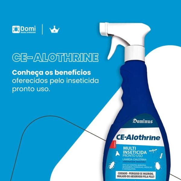 Imagem de CE-Alothrine Inseticida Pronto Uso Lambda-Cialotrina 500ml