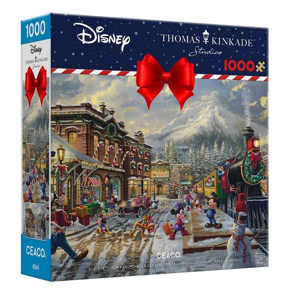 Imagem de Ceaco - Thomas Kinkade - Férias - Candy Cane Express - 1000 Peças Quebra-cabeça