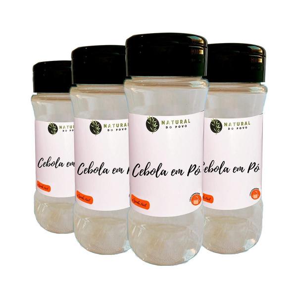 Cebola Em Pó 100% Natural Kit 4 Premium Pote Com Dosador 70G - Natural Do Povo Imagem de Cebola Em Pó 100% Natural Kit 4 Premium Pote Com Dosador 70G