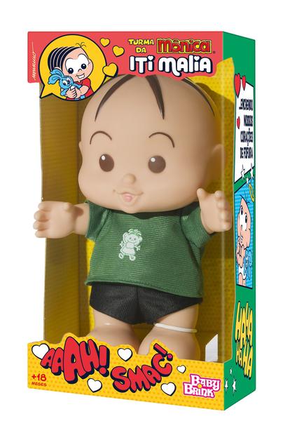 Cebolinha Iti Malia da Turma da Mônica Licenciado 30cm - Novabrink Imagem de Cebolinha Iti Malia da Turma da Mônica Licenciado 30cm