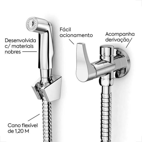 Imagem de Celite ducha higienica c/ derivação like b5005cycrb