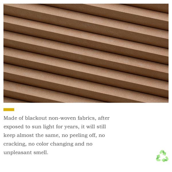 Imagem de Cellular Shades MyShade Blackout Cordless 86 x 183 cm Castanho claro