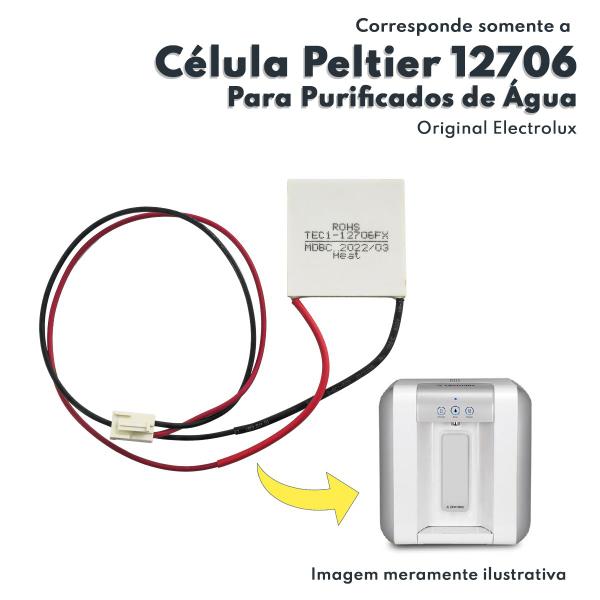 Imagem de Célula Peltier Para Purificador De Água PE12B PE12A PE12V PE12G Electrolux Original A12444201