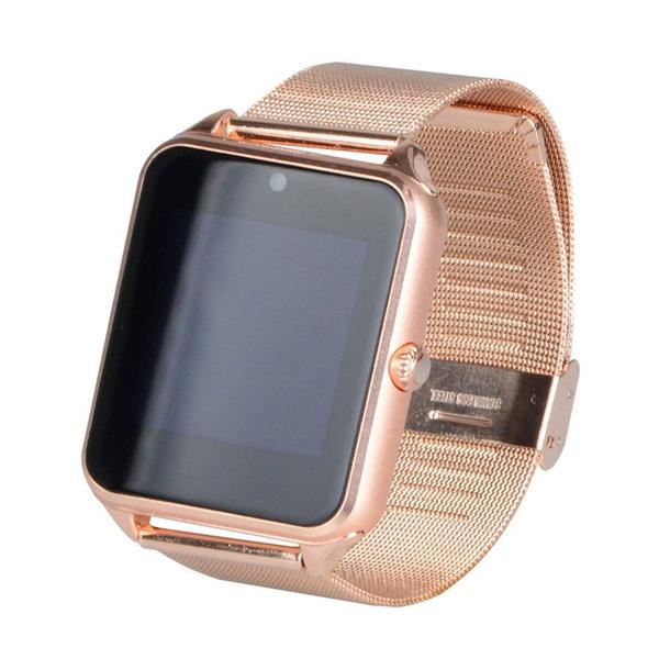 Imagem de Celular Bluetooth Smartwatch Z60 SIM Micro SD Dourado