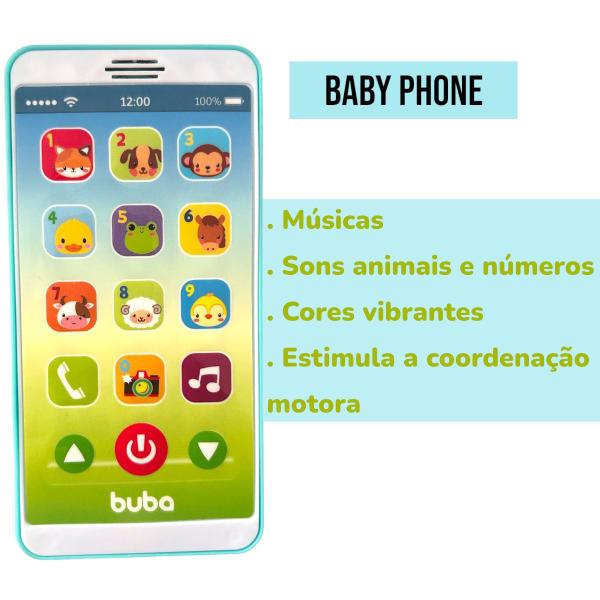 Imagem de Celular de Brinquedo Buba Baby Phone Telefone Infantil Toque