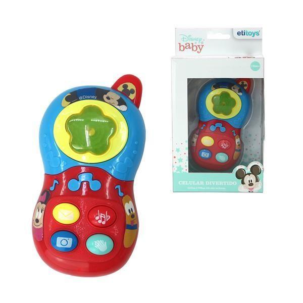 Imagem de Celular De Brinquedo Mickey Baby - Etitoys