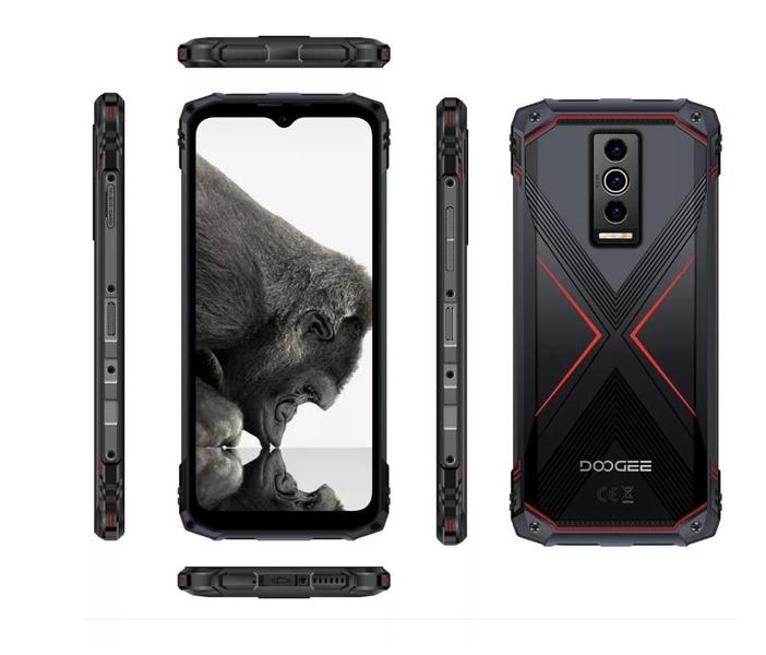 Imagem de Celular Doogee Blade10 Pro Dual Sim 4g 16Gb 256Gb Preto/Vermelho