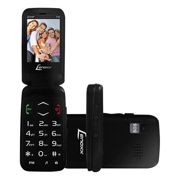 Celular Idoso teclas grande Lenoxx Flip Cx 908 Dual Chip Celular Idoso teclas grande Lenoxx Flip Cx 908 Dual Chip
