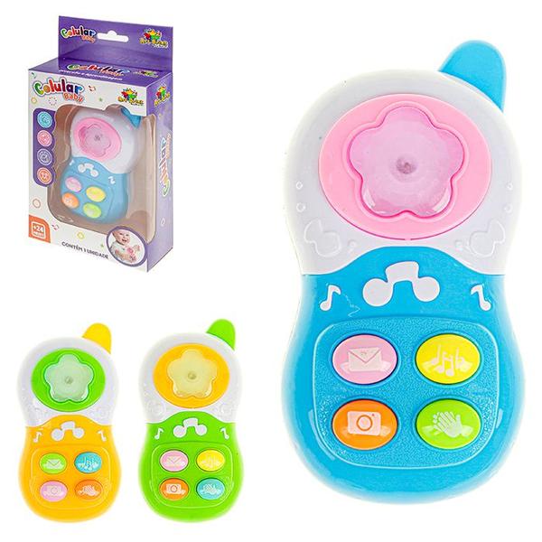 Celular Infantil Musical para Bebês - Brinquedo Educativo - Art Brink Imagem de Celular Infantil Musical para Bebês - Brinquedo Educativo