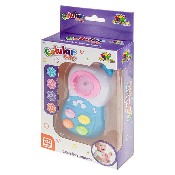 Celular Infantil Musical para Bebês - Brinquedo Educativo - Art Brink Imagem de Celular Infantil Musical para Bebês - Brinquedo Educativo