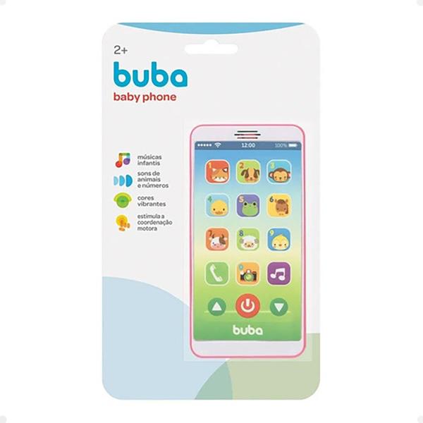 Imagem de Celular Infantil Telefone Bebe Musical Baby Phone Buba