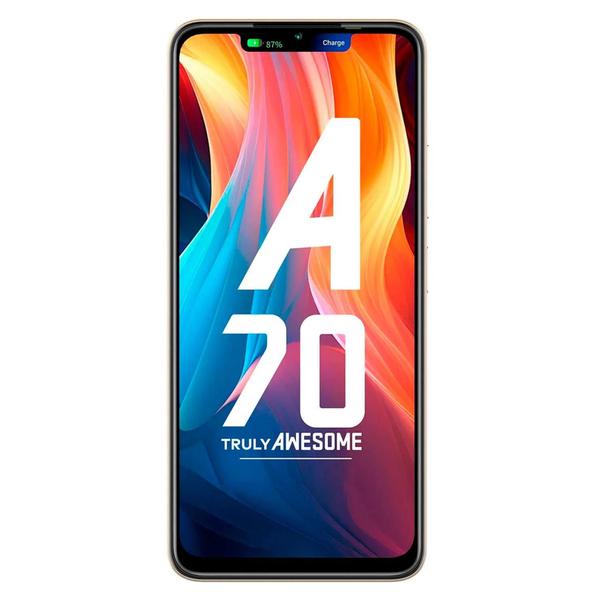 Imagem de Celular Itel A70 4G 12GB RAM +256GB Cam 13MP AI Tela 6.6” Global Dual Sim BRILLIANT GOLD