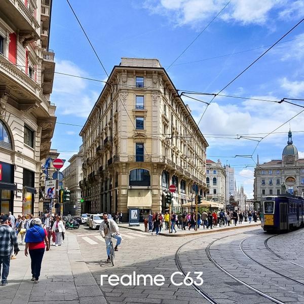 Imagem de Celular Realme C63 NFC 256GB / 128GB + 12GB Ram Premium Design câmera 50MPX Tela 6.74" Resistente a água IPX54 Global Dual Sim lançamento 2024