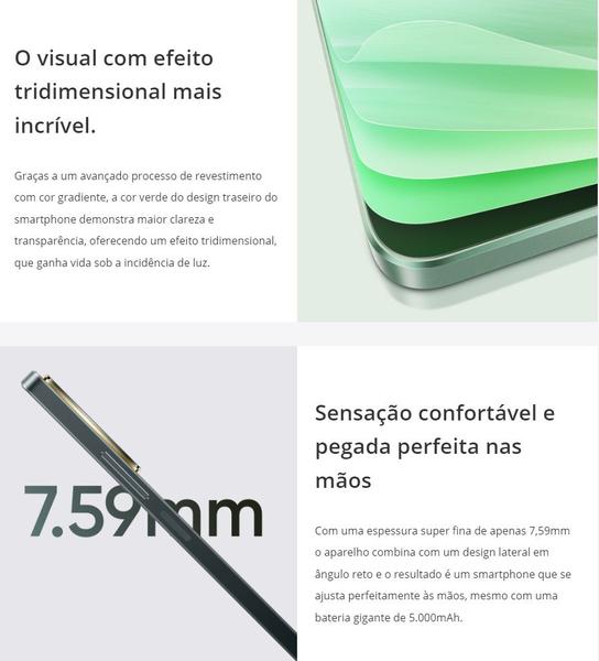 Imagem de Celular Realme C67 NFC câmera 108MPX 256GB + 16GB Ram Premium Design Tela 6.74" Resistente a água e impacto IPX54 Global Dual Sim lançamento 2024