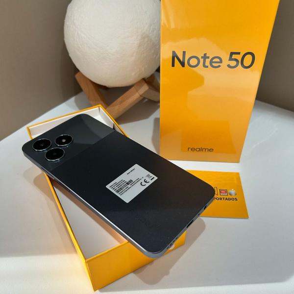 Imagem de Celular Realme Note 50 128GB / 64GB Cam 13MPX Tela 6.74" Bateria 5000mAh Global Dual Sim lançamento 2024