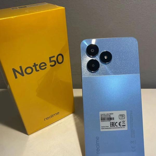 Imagem de Celular Realme Note 50 4GB RAM + 128GB ou 64GB Cam 13MP Tela 6.74" Global Dual Sim lançamento 2024