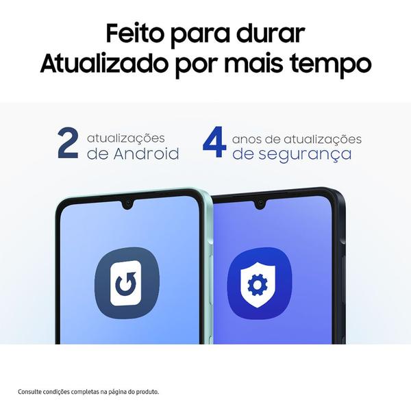 Imagem de Celular Samsung Galaxy A06, 128GB, 4GB RAM, Tela 6.7", Câm. Traseira 50+2MP, Frontal 8MP