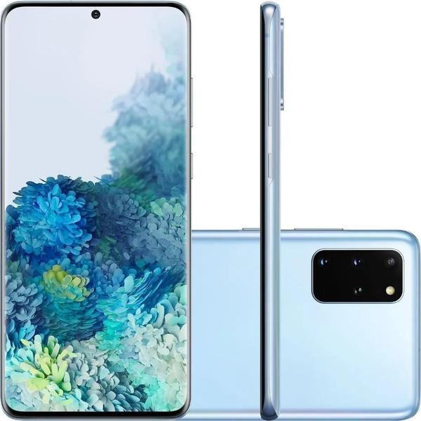 Celular Samsung Galaxy S20+ 128Gb 8Gb Ram 6.7 Sm-G985F Azul Imagem de Celular Samsung Galaxy S20+ 128Gb 8Gb Ram 6.7 Sm-G985F Azul